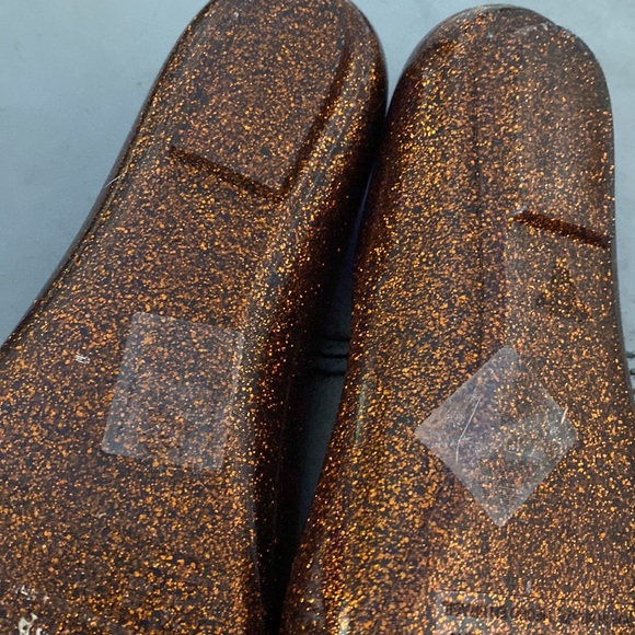 Melissa Glitter Brown Flats - Picture 10 of 10